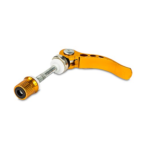 Fahrrad Schnellspanner für Sattelstütze 6x55mm Sattelklemme Aluminium Schnellverschluss Klemme - 5