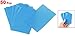 Lady Cosmetic Facial Oil Blotting Paper Sheets Blue 50 Pcs