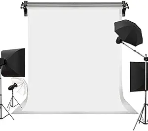 Kate 1.5×2.2m Solid White Backdrop Portrait Background for Photography Studio Children and Headshots