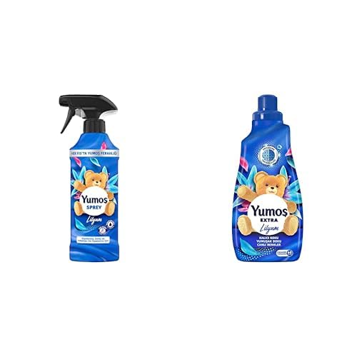 MAXZIQF Yumoş Sprey Yıkaması Zor Eşyalar İçin Lilyum 450 ml ve Yumoş Extra Çamaşır Yumuşatıcısı Lilyum 1440 ml