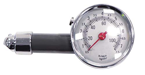 Streetwize Sw3216A Metal Tyre Pressure Round Gauge