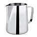 Produktbild Milchkännchen aus Edelstahl mit gutem Aufschäumen, Kaffeekanne, Espressomaschinen, Milchaufschäumer und Latte Art, 1 Stück (600 ml)