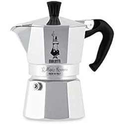 Bialetti - Cafetière Moka Express - 3 tasses - 15cl - Pratique et Rapide -Tous Feux sauf Induction