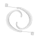 Produktbild REFURBISHHOUSE Fuer Airpods Gurt, 1 Paar Fuer Airpods Wireless Hook Zubehoer Halter [EIN Fuer Links und eins Fuer richtig], Weiss