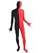 Produktbild Unisex Ganzkörperanzug Ganzkörper Anzug Fasching Kostüm Rot Schwarz S