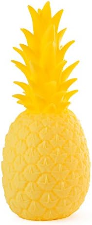 Goodnight Lamp Pineapple Decorative, Fibreglass, Yellow, 15 x 15 x 36 cm