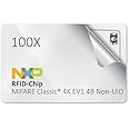 100 pieces – NXP MIFARE Classic® EV1 4K / 4 Byte NUID,RFID card blanc white
