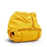 Kanga Care Girls Newborn Cloth Snap Nappy Cover (0 - 3 Months, Yellow Dandelion)