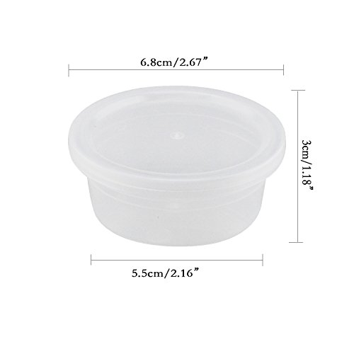 15 Pack Schaumstoff Ball Vorratsdosen mit Deckel für 20 g schlamm - 3