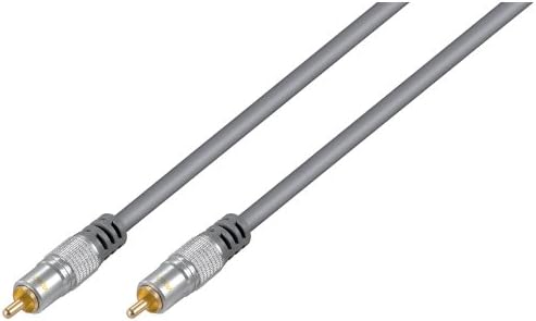 Home Theater 52490-GB 2.5m Cable RCA Plug to RCA Plug. Video/75 ohm