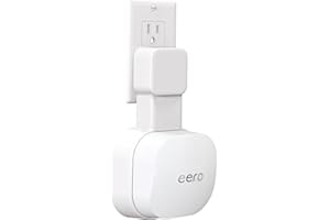 Tizomi Outlet Wall Mount Only for eero 6 & eero 6+ mesh Wi-Fi System, No Messy Wires & Space Saving Outlet Mount Holder for eero 6 Extender (1 Pack)