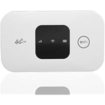 Routeur WiFi Mobile 4G - Hotspot Portable, Batterie 2100mAh, Jusqu'à 10 Appareils Connectés