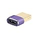 Produktbild Bescita USB C Adapter | Micro USB auf USB Type-C Zum Anschluss Von Micro-USB Zubehör an Handy, Tablet, Laptop mit USB-C Buchse 86W Schnellladevorgang (Lila)