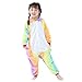 Produktbild GWELL Kinder Kostüm Tier Kostüme Schlafanzug Mädchen Jungen Winter Nachtwäsche Tieroutfit Cosplay Jumpsuit Bunt Einhorn Körpergröße 115-124cm