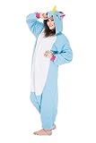 Pyjamas Einhorn, Schlafanzug Kostüm Erwachsene Anime Unisex Kigurumi Kostüme Jumpsuit Karneval Cosplay Tier -