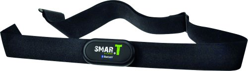 Teasi SMAR.T Pulse - Cinturón medidor de frecuencia cardíaca con Sensor (Tela, Bluetooth 4.0), Color Negro