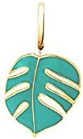 OAK Women's Blue Mini Monsoon Palm Leaf Pendant Charm (OFJ251-GR)
