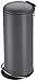 Produktbild Hailo 0523-090, TOPdesign L, Tret-Abfallsammler, 24 Liter, stahlblech grau matt