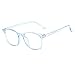 Produktbild CANDLLY Brille Damen, Unisex Stilvoll Runde Computerleser Brille Brillenglas Brillen Flacher Spiegel Männlicher Weiblicher General Persönlichkeit StrandBrille Mehrfarbig Zubehör