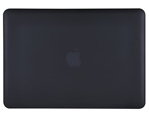 MacBook Air 11 Hülle Schale, iNeseon Ultra Slim Gummierte Hartschale Tasche Cover Shell, US schwarz und EU Transparent Tastatur Abdeckung Schutzhülle für Apple MacBook Air 11.6 Zoll [Modell:A1370 und A1465] (Schwarz) - 6