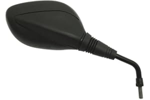 BCR COMPONENTS BCR Specchio destro moto. Specchietto motocicletta compatibile con KYMCO AGILITY R16 50/125/150/200cc. Specchietto retrovisore moto. Specchietto moto nero. Accessori scooter e moto.