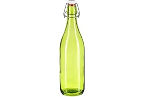 PARIS PRIX Secret de Gourmet - Bouteille Limonade en Verre 1L Vert