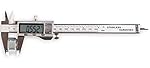 LOUISWARE 150mm / 6-Zoll Hochpräzise Wassergeschützter Messschieber mit Display Edelstahl Wasserdichte Schieblehre für Abständen und Durchmesser, Edelstahl Elektronische Digital Noniusschieber Mikrometer