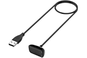 TECHGEAR Charger for Fitbit Charge 6/Charge 5/Luxe Smartwatch Charger 3.3Ft USB Magnetic Wireless Fast Charging Cable Cord for Charge 5/Luxe/Charge 6 Fitness & Health Tracker