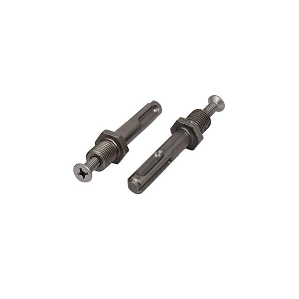 Aexit 5 Säulen- & Tischbohrmaschinen Stück 12mm Gewinde D SDS Plus Tischbohrmaschinen Schaftbohrfutteradapter Schraubenschrauben – Bild 3