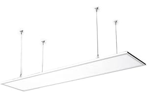 LEDKIA LIGHTING LED-Panel 120x30 cm 40W 4000lm LIFUD + Aufhängeset Kaltes Weiß 5500K - 6000K 120º