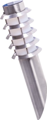 Preisvergleich Produktbild Heitronic LED Wandfackel Thasos, Metallisch, Edelstahl / Kunststoff, Bewegungsmelder, 37044