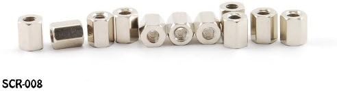 CablesOnline 10-Pack D-Sub Cable End &amp; Bracket Computer Hex Nuts (SCR-008-10) by CablesOnline
