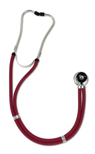 NCD Medical/Prestige Medical S122-BUR - Estetoscopio tipo Sprague-Rappaport, color rojo oscuro