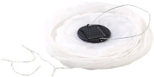 Lunartec Solar-Lampionschlauch mit 10 LEDs, Dämmerungs-Sensor, weiß - 2