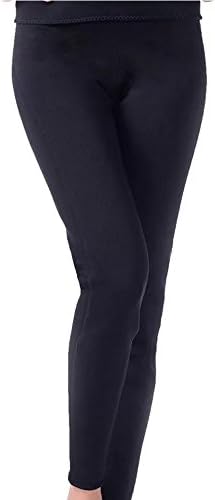 Hot Sweat Pants Neoprene Sauna Pants For Weight Loss Leg Fat Burner Women's Ankle-Length Slimming Long Pants Hot Yoga Leggings Shapewear Thermo Body Shapers (Black, 3XL)