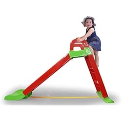 Jamara - 460501 - Toboggan Funny Slide - Antidérapant - pour des paysages Doux - Larges marches et poignées de sécurité