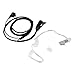 Produktbild Covert Acoustic Air Tube Earpiece Agent Headset For Kenwood Walkie Talkie