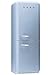 Price comparison product image Smeg Bottom Mount Refrigerator-Freezer 50's Retro Style (Azur)