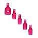 DDLBiz® 5Pcs Toenail Soak Off Clip Caps Gel Nail Art Tips Reusable Clamp Remover (Hot pink)