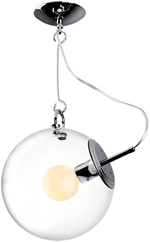 Pendant Light Modern Clear Glass Soap Bubble Pendant Lamp Ceiling Lamp Light 25cm for Bedroom Livingroom