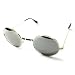 Silver Kartz Round Unisex Sunglasses (wy127|30|Off-White) RS.275.00