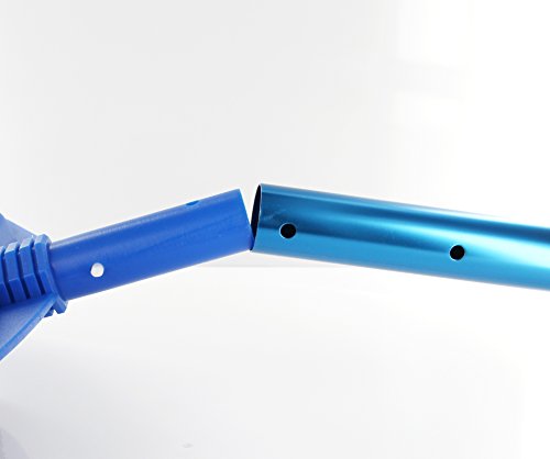 Steinbach Poolreinigung Laubkescher mit verstärktem Kunststoffrahmen, Blau, 360×380 mm - 5