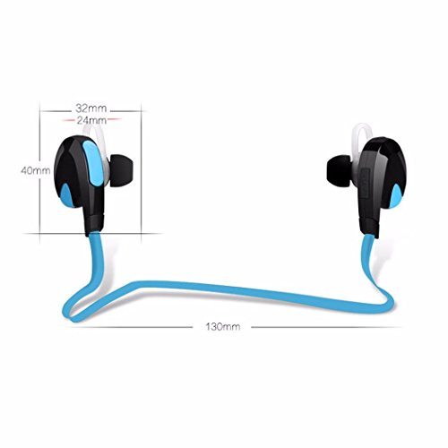Tefamore Auricular Est  reo Inal  mbrico Bluetooth Para Auriculares De Deporte Universal  azul 