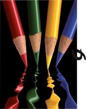 RNK Zeichenmappe Quad-Color für A3 mit Gummizug/4579 für DIN A3 Stück