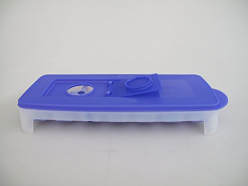 TUPPERWARE Gefrier-Behälter Eiswürfler lila-weiß G29 Eiswürfelwunder 8766
