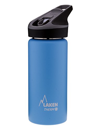 Laken Jannu Botella Térmica Acero Inoxidable 18/8 y Doble Pared de Vacío, Unisex adulto, Azul Claro, 500 ml