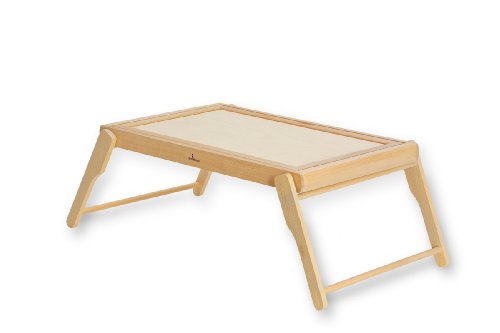 Bett-Tablett mit Buchhalter / Laptoptisch – Buche natur - 2