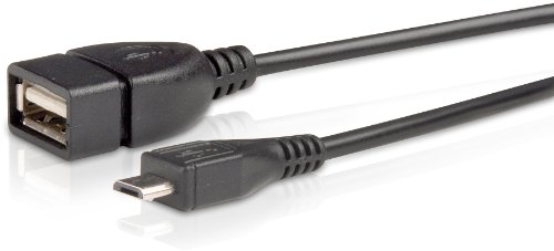 Speedlink OTG-Kabel (Mikro-USB-B/USB-A, für Tablet und Smartphone, Datenkabel, zum Synchronisieren, on-the-go)