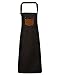 Produktbild Premier PR136 Division Wachstuch Denim Latzschürze mit Kunstl - Black/Tan Denim