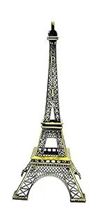AFTERSTITCH Metal Decorative Item Eiffel Tower Statue showpiece (17 cm) for Living Room Home Decoration Living Room Office Decor & Gifting Purpose (Eiffel Tower)